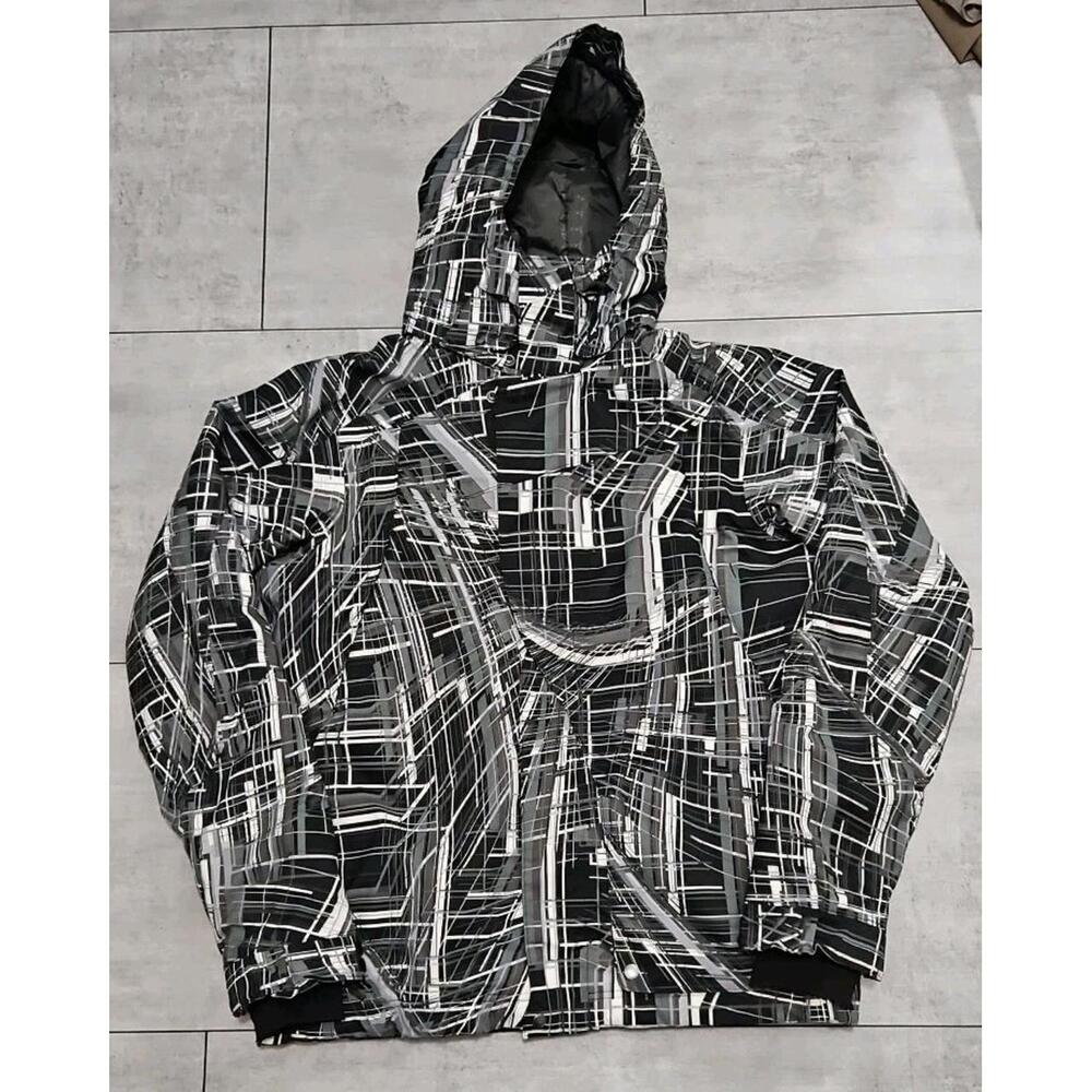 2000s Oakley Ski Snowboard Jacket Mens XL Geometric‎ Print